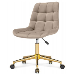 Недорогие гостиные кресла. ЧЕСТЕР бежевый (california 102) / золото Гостиное кресло