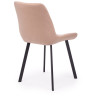 Стулья на металлокаркасе Челси 360 П бежевый (zd 210) / черный np