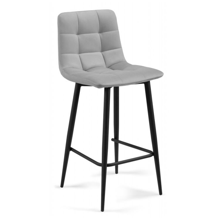 Барные стулья Чилли К светло-серый / черный