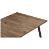 Деревянные столы Кортни 120 (160) x 80 дуб крафт табачный / черный матовый