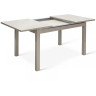 БАРОН-4 раздвижной кухонный стол со стеклянной столешницей, max 170 см
