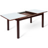БАРОН-4 раздвижной кухонный стол со стеклянной столешницей, max 170 см