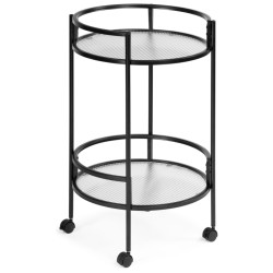 Kotani 50х79 black / clear Столик сервировочный