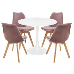 Ахели light purple / wood / white