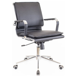 Дорогое офисное кресло . Операторское кресло Everprof Nerey LB T Экокожа Черный Кресло офисное