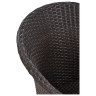 Кресла из искусственного ротанга Плетеное кресло Y137C-W53 Brown