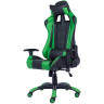 Кресло компьютерное черно зеленое современное