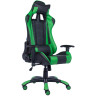 Кресло компьютерное черно зеленое современное