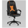 Игровые кресла TopChairs ST-CYBER 8 черный/оранжевый эко.кожа крестовина пластик
