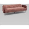 Прямые диваны Дрезден велюр пыльно-розовый