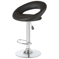 Полубарные стулья недорогие. DOBRIN MIRA черный Стул полубарный