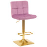 Полубарные стулья Стул барный DOBRIN GOLDIE, пудрово-сиреневый велюр (MJ9-52)