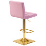 Полубарные стулья Стул барный DOBRIN GOLDIE, пудрово-сиреневый велюр (MJ9-52)