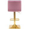 Полубарные стулья Стул барный DOBRIN GOLDIE, пудрово-сиреневый велюр (MJ9-52)