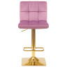 Полубарные стулья Стул барный DOBRIN GOLDIE, пудрово-сиреневый велюр (MJ9-52)