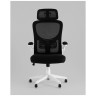 Офисные кресла TopChairs Airone белый с черной сеткой