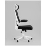 Офисные кресла TopChairs Airone белый с черной сеткой