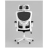 Офисные кресла TopChairs Airone белый с черной сеткой