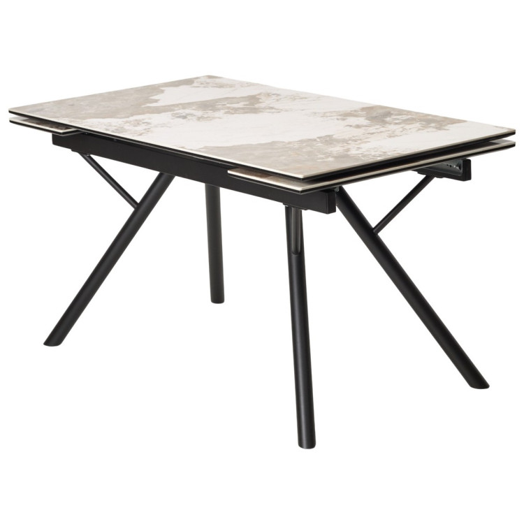 Керамические столы Стол ЛИБЕРТИ 140 Pandora, керамика / Латте каркас М-City