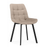Стулья на металлокаркасе Челси П бежевый (zd 210) / черный