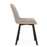 Стулья на металлокаркасе Челси П бежевый (zd 210) / черный