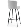 Барные стулья Mint light gray / black