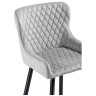 Барные стулья Mint light gray / black