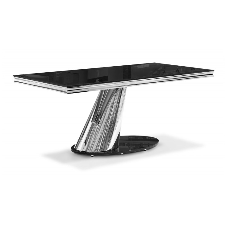 Стеклянные столы Kolonel черный