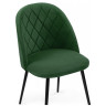 Стулья Зест темно-зеленый / черный глянец