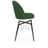 Стулья Зест темно-зеленый / черный глянец