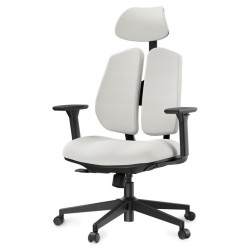 Эргономичное компьютерное кресло Eureka OC10-OW, белое