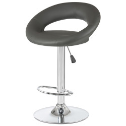 Барные стулья дешёвые. DOBRIN MIRA серый Стул полубарный