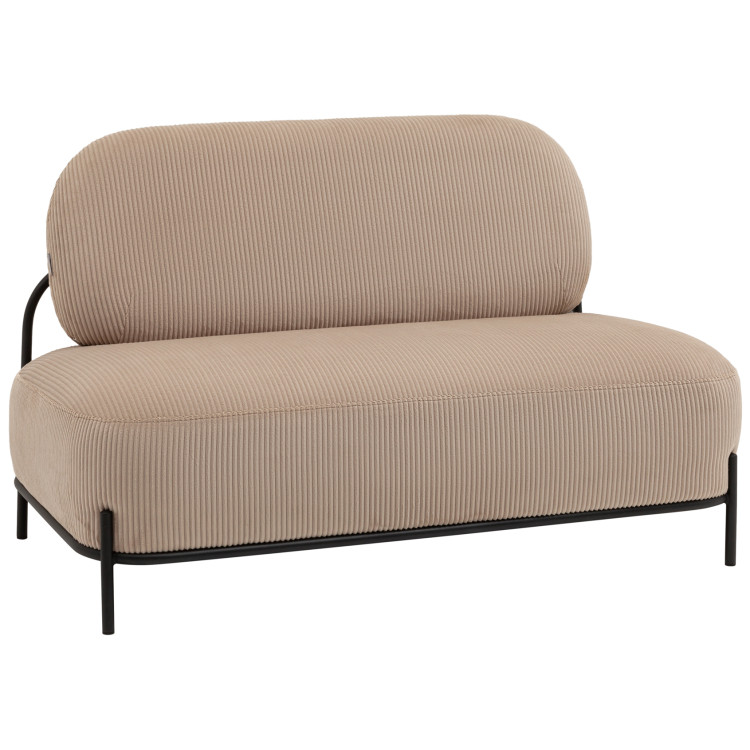 Прямые диваны Стоун велюр рельефный бежевый