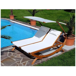 Шезлонг-лежак Мальта AFM-510C White