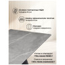 ВЕЙВ 140(200)х80 стол обеденный с керамической столешницей Larka grey / черный