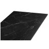 Керамические столы Вейв 160(220)х89 черный мрамор shakespeare black / черный