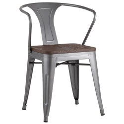TOLIX ARM WOOD