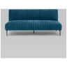Прямые диваны Дрезден велюр синий