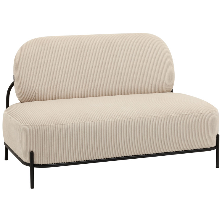 Прямые диваны Стоун велюр рельефный молочный