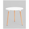 Обеденные (кухонные) столы EAMES DST NEW D=80 белый