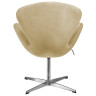 Дизайнерские кресла Кресло SWAN STYLE CHAIR карамельный, искусственная замша