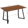 Мебель Китая Kont 120 dark walnut