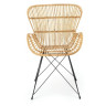 Стулья для гостиной Стул кухонный Halmar K335 (ротанг натуральный)