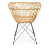 Стулья для гостиной Стул кухонный Halmar K335 (ротанг натуральный)