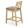 Полубарные стулья Стул кухонный Halmar BORYS LOW (дуб сонома)