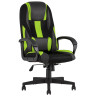Игровые кресла TopChairs ST-CYBER 9 GREEN ткань/экокожа черный/зеленый