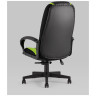 Игровые кресла TopChairs ST-CYBER 9 GREEN ткань/экокожа черный/зеленый