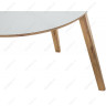 СЕМВЭЛЛ стол кухонный на деревянном каркасе со стеклянной столешницей