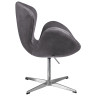 Дизайнерские кресла Кресло SWAN STYLE CHAIR тёмно-серый, искусственная замша