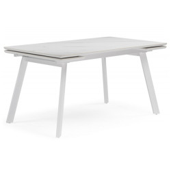 НОРМАН 140 белый мрамор  Стол обеденный